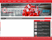 Tablet Screenshot of ishockey.dk